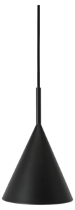 Northlight Cone lampe og vekstlys til vindu, svart