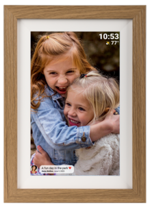 Exibel digital fotoramme 10,1 tommer med wifi