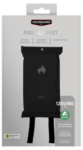 Housegard brandfilt svart, 120 x 180 cm