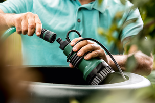 Bosch trädgårdspump 18V-2000, batteridriven