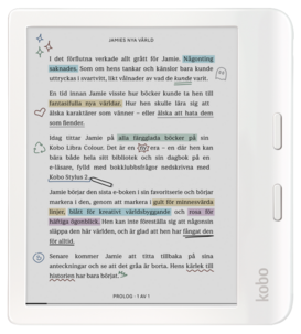 Kobo Libra Colour läsplatta, 7 tums färgskärm