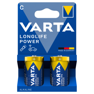 VARTA Longlife Power C/LR14 batteri, 2-pakning