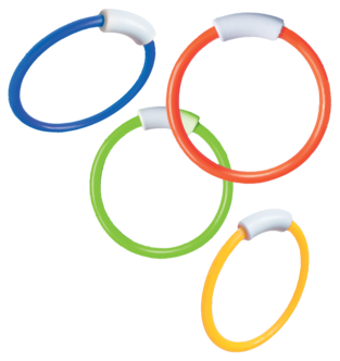 Dykringar barn, 4-pack, från 6 år