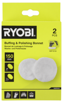 Ryobi RAEPB150 polerhättor, 2-pack