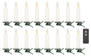 Trådløs juletrebelysning LED med fjernkontroll, Northlight