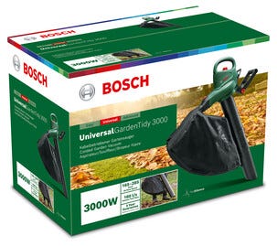 Bosch lövblås / lövsug 3000 W Universal GardenTidy 3000, eldriven
