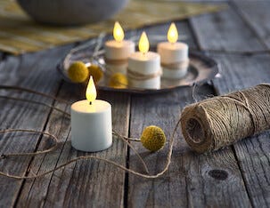 Ladattava mini-LED-kynttilä 4 kpl Northlight