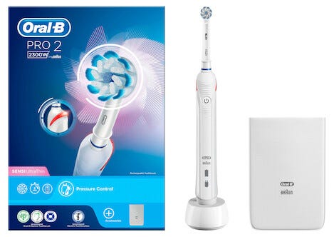 Oral-B PRO 2, 2300W Sensitive Clean elektrisk tannbørste