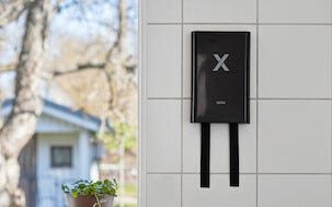 Nexa brandfilt i fodral, 120x120 cm, svart