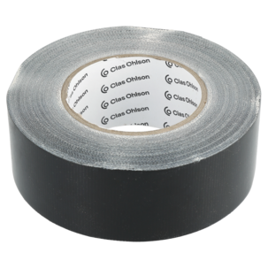 Vävtejp X-Power, svart silvertejp, 50 mm x 25 m