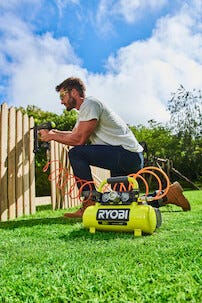 Ryobi R18AC-O batteridriven kompressor, 8,3 bar