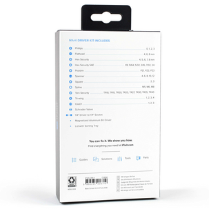 iFixit Mahi skruvmejsel med bits, 48 delar