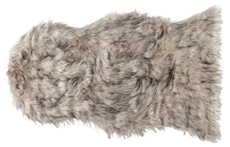 Syntetisk saueskinn 102 x 65 cm