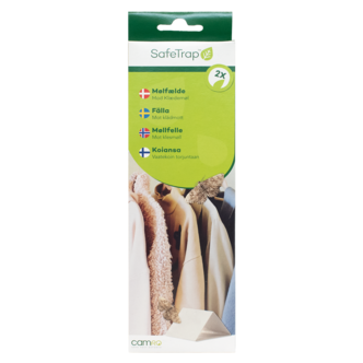 SafeTrap malfälla mot klädesmal, 2 pack