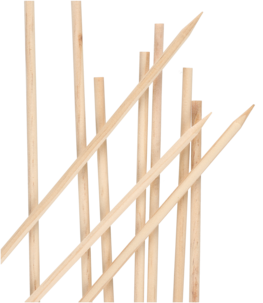 Kukkakeppi bambu 60 cm, 10 kpl