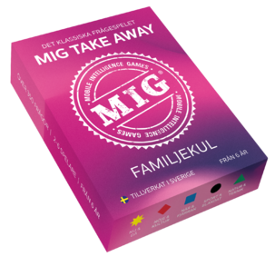 MIG Take Away Familjekul frågespel för barn och vuxna