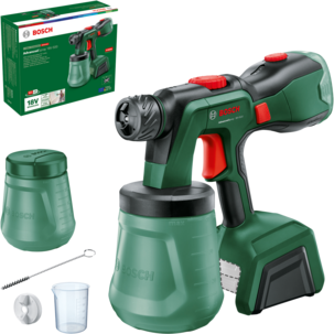 Bosch AdvancedSpray 18V-500 färgspruta, batteri