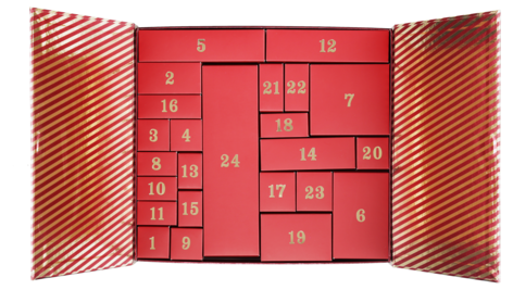 Tom adventskalender att fylla själv