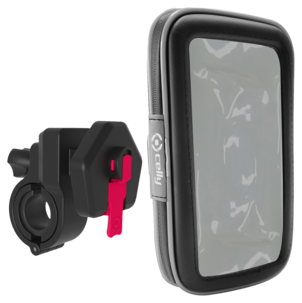 Mobilhållare med vattentätt fodral, för cykel, Snapflex Celly