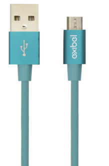 Laddkabel Micro-USB för mobiltelefoner och surfplattor, Exibel
