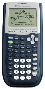 Texas TI-84 Plus grafisk kalkulator med USB for videregående / høyskole
