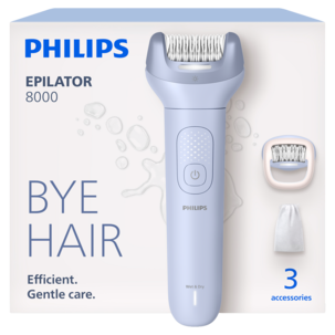Philips Series 8000 epilator Wet & Dry trådløs