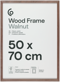 Fotoramme av FSC-merket tre på 50 x 70 cm