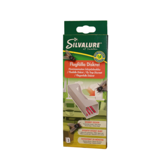 Silvalure flugfälla diskret, 3-pack