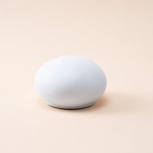 Liten laddningsbar bordslampa marmoroptik 10 cm