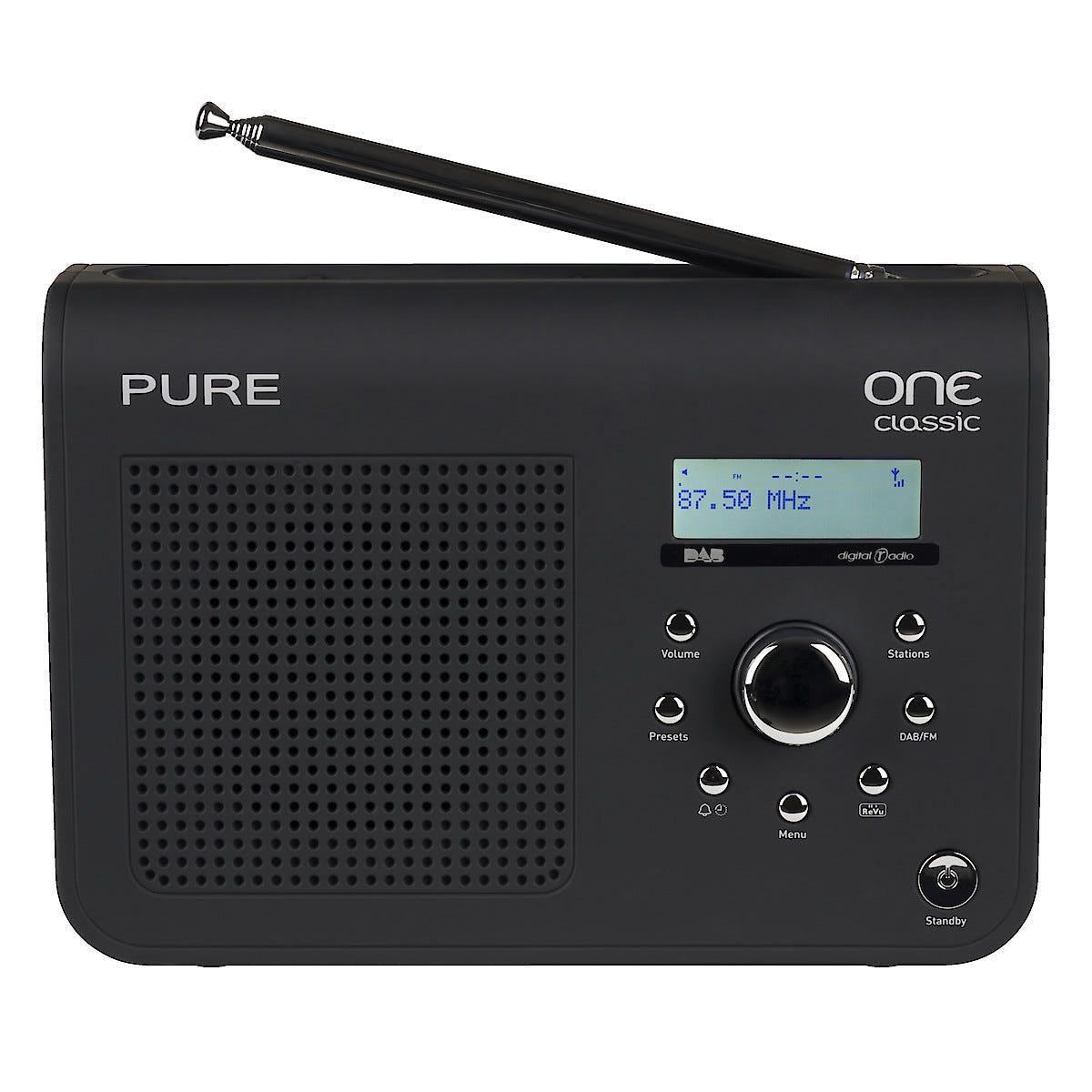 Pure One Classic Series II Black DAB+/FMradio Clas Ohlson