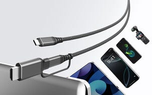 USB4-kabel USB-C till USB-C och HDMI 2 m, 240 W