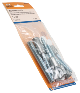 Heco karmskruvskit 7 x 70 mm, 17 delar