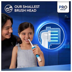 Oral-B Pro Kids 3+ Harjaspää täyttöpakkaus, 4 kpl