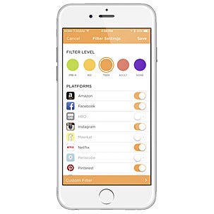 Internetfilter Circle with Disney