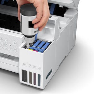 Epson Ecotank ET-2856 Tulostin, jossa skanneri ja LCD-näyttö