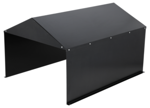 Hus til robotgressklipper, metall, 80 x 60 x 48 cm