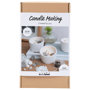 Creativ Company hobbysett for lysstøping med soyavoks