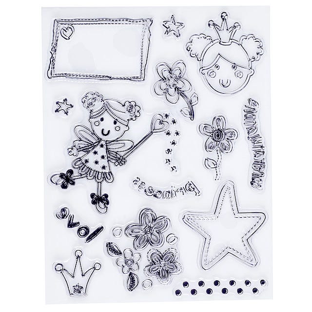 Clear Stamps Set 1 stempelsett Clas Ohlson