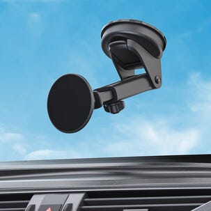 Magnetisk mobilholder til bil med sugekopp