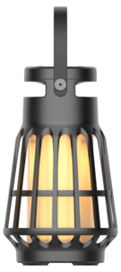 Campinglampa med högtalare, vattentålig och bärbar