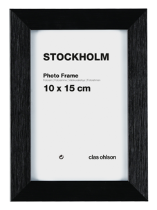 Fotoram Stockholm, svart