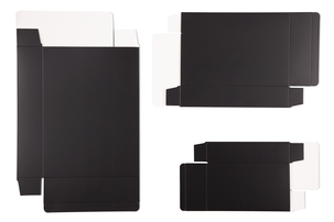 Presentförpackningar 3-pack, svart