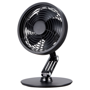Justerbar USB-fläkt med 3 hastigheter, svart