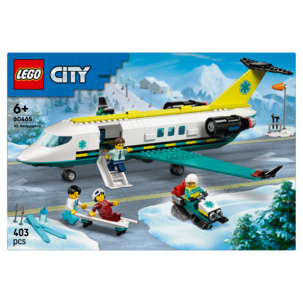 LEGO City Luftambulansefly med medisinsk laboratorium 60465, 6 år
