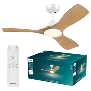 Philips Olas stor takfläkt med belysning, 106 cm