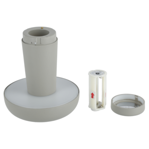 Northlight batteridriven bordslampa minisvamp, 12 cm