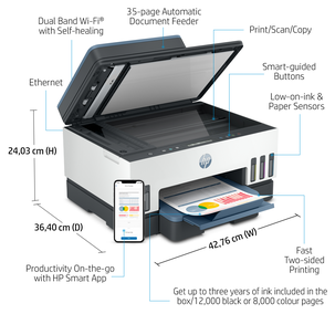 HP Smart Tank 7306 trådlös bläckstråleskrivare allt-i-ett