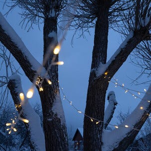 Krans med belysning, 30 cm