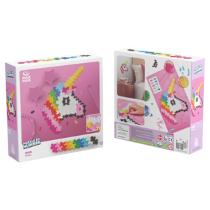 Plus Plus Puzzle By Number Unicorn 250 bitar, från 5 år