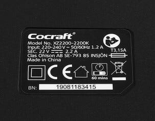 Laturi Cocraft HD 18-LI